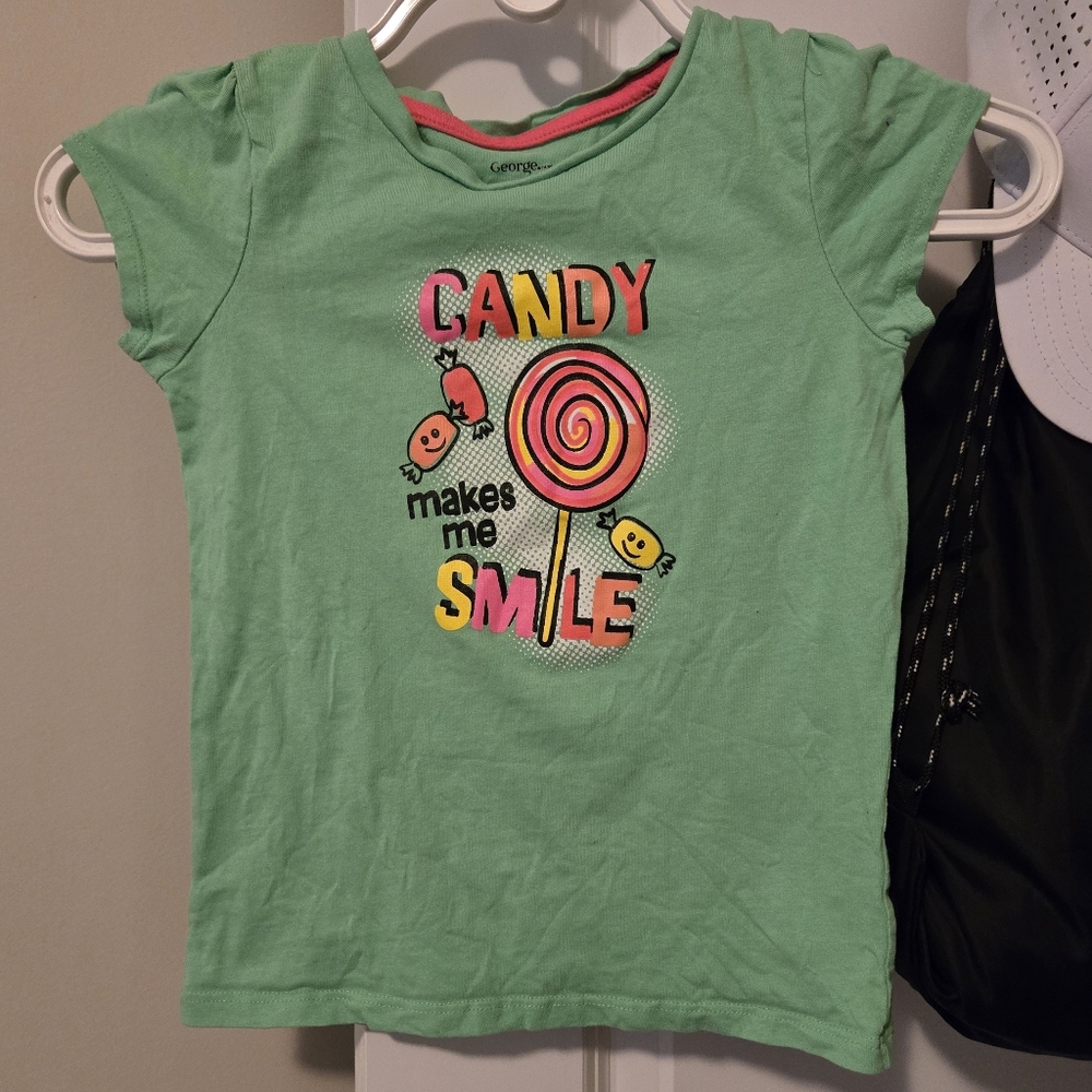 Candy Smile Kids Green T-Shirt
